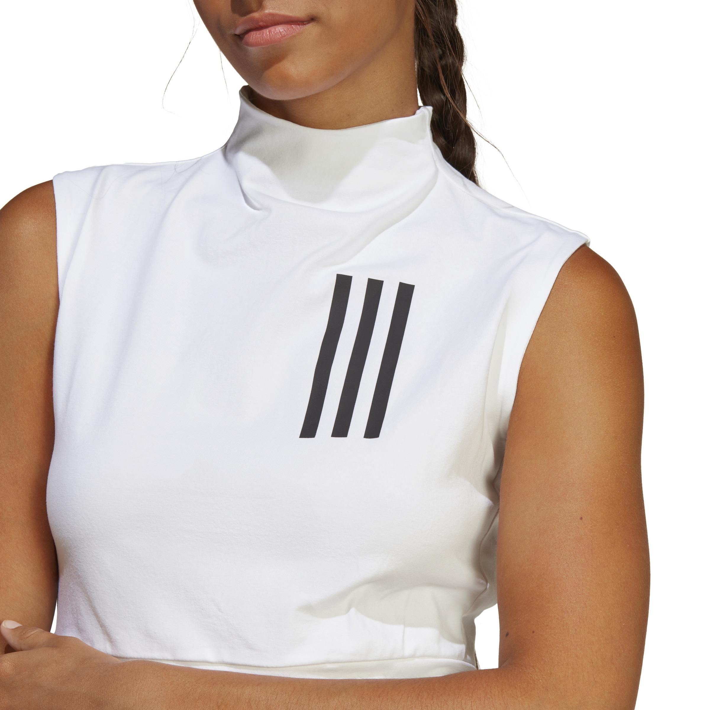 Mission Victory Sleeveless Cropped Top, White, A901_ONE, large image number 4