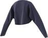 Kids Girls Yoga Aeroready Cropped Sweatshirt, Blue, A901_ONE, thumbnail image number 2