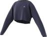 Kids Girls Yoga Aeroready Cropped Sweatshirt, Blue, A901_ONE, thumbnail image number 7