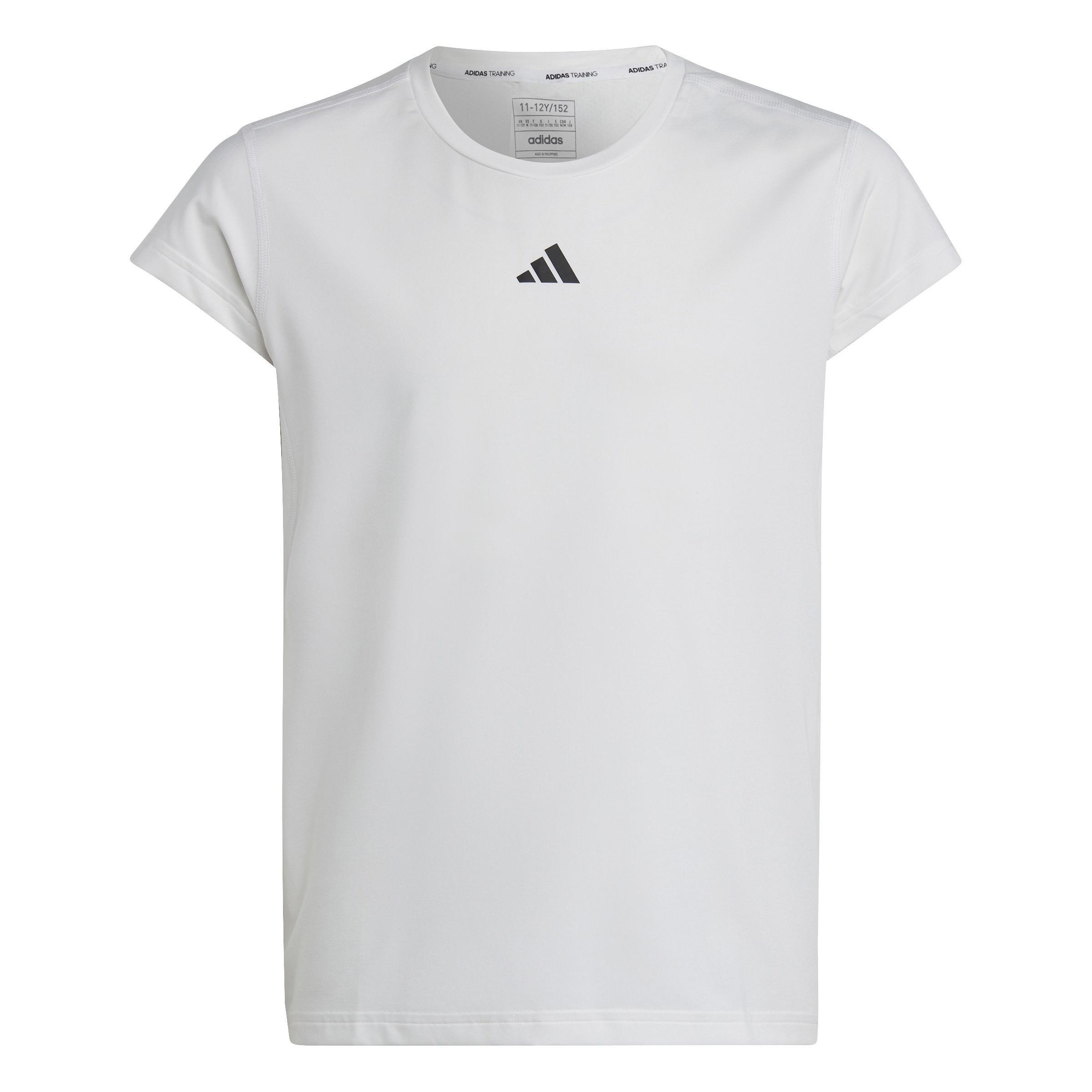 Kids Aeroready 3-Stripes T-Shirt, White, , large image number 1