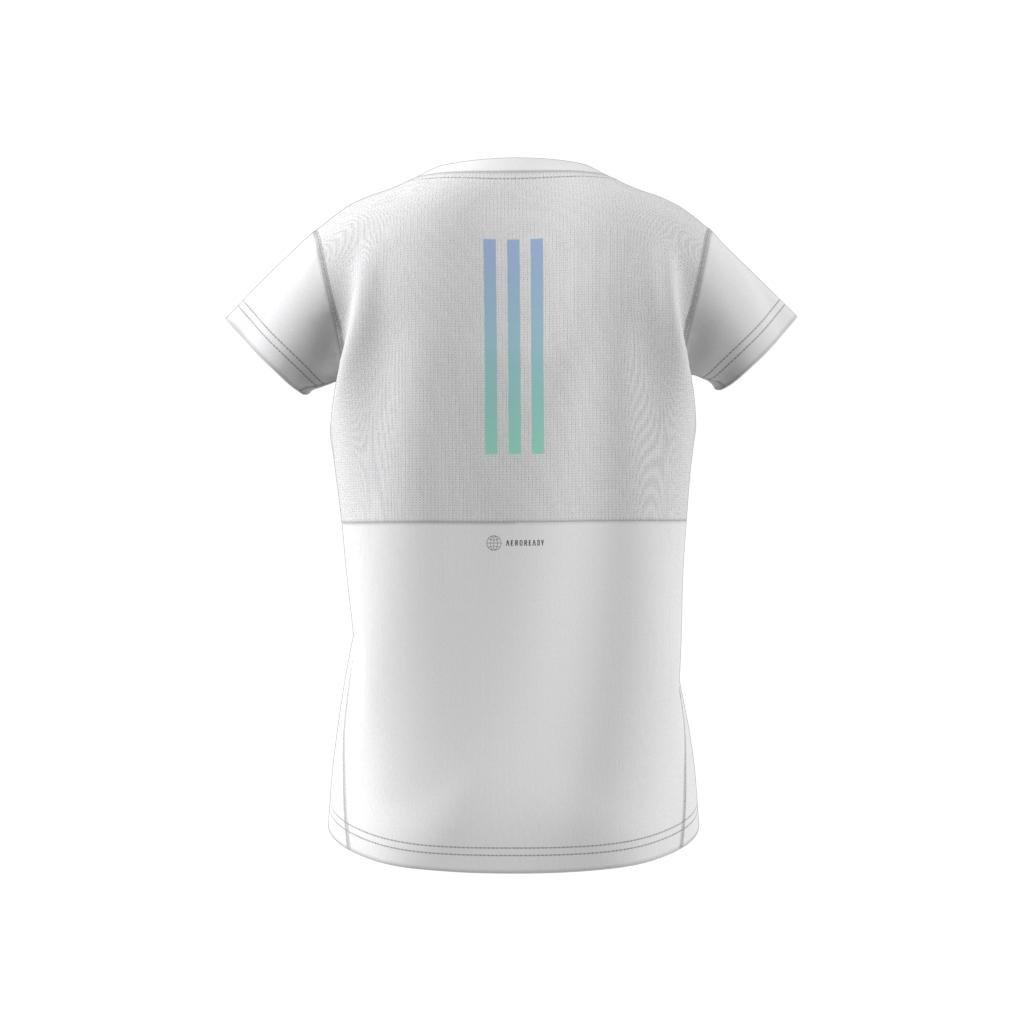 Kids Aeroready 3-Stripes T-Shirt, White, , large image number 13