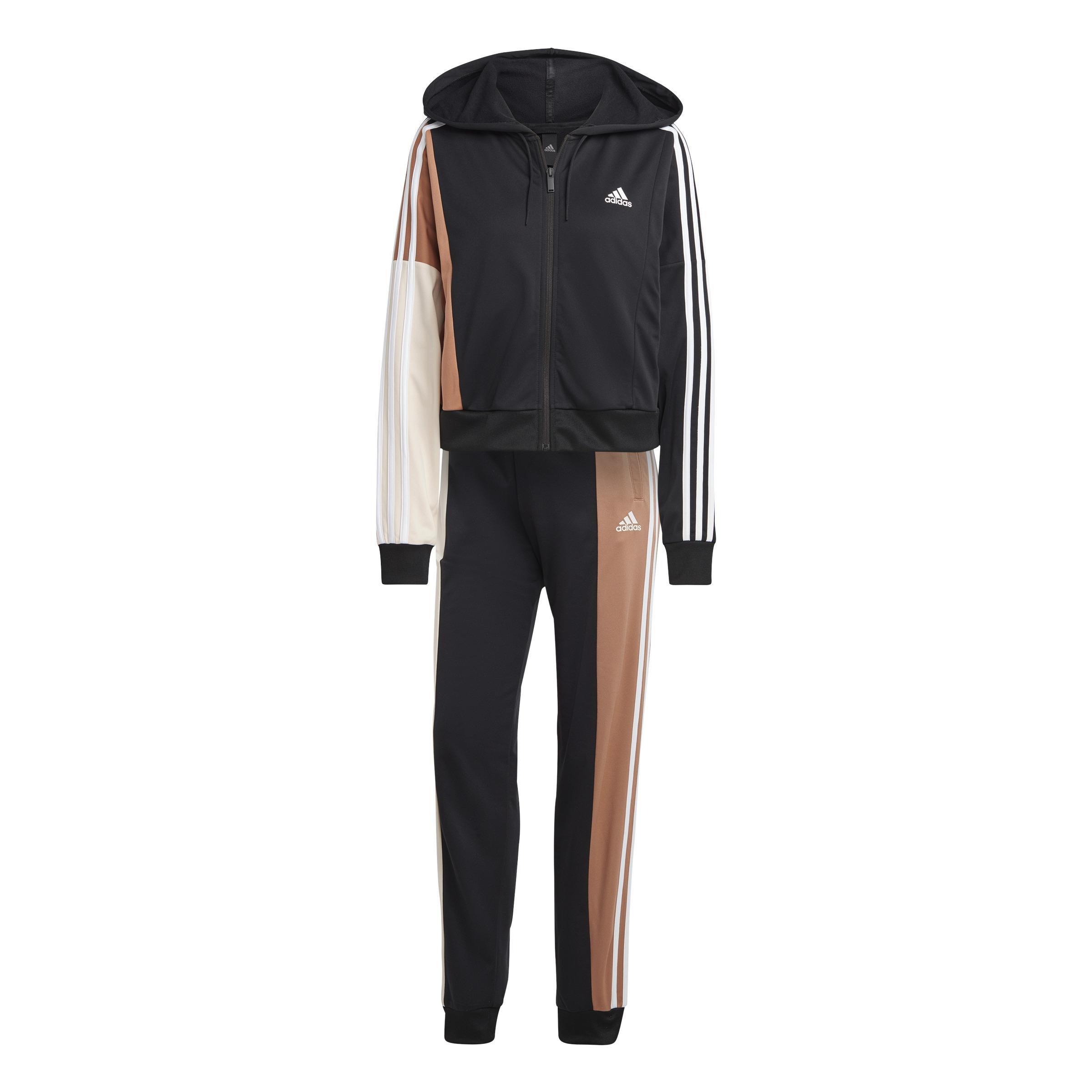 Women Bold Block Tracksuit, Black, A901_ONE, large image number 3