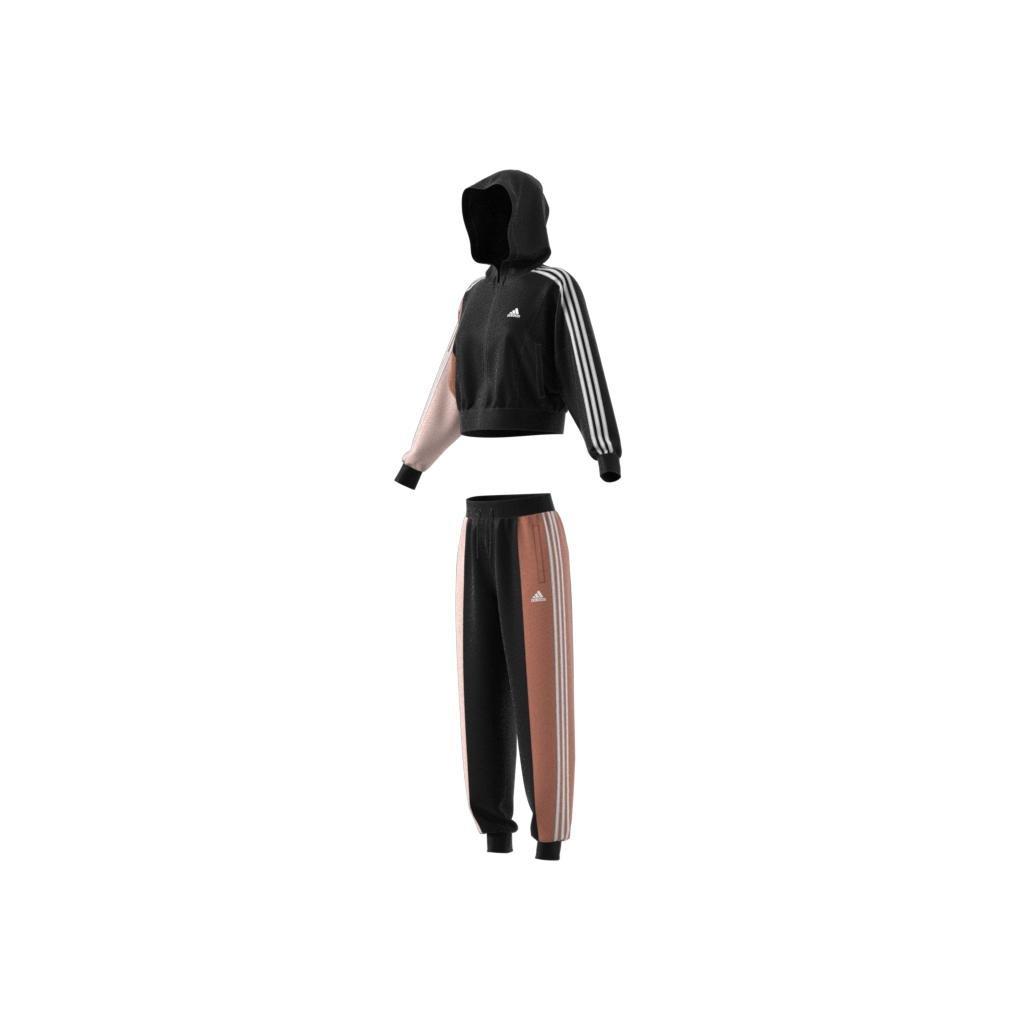 Women Bold Block Tracksuit, Black, A901_ONE, large image number 11