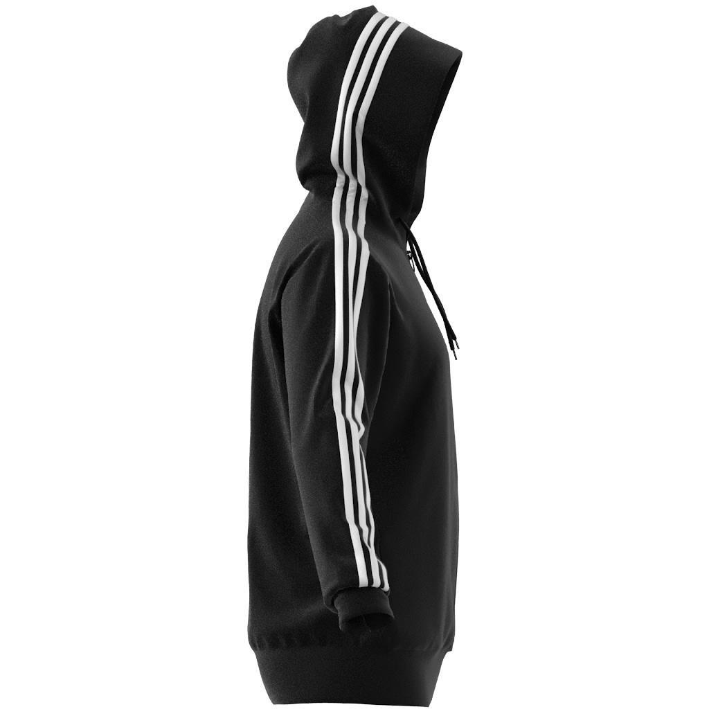 Essentials French Terry 3-Stripes Full-Zip Hoodie, Black, , large image number 13
