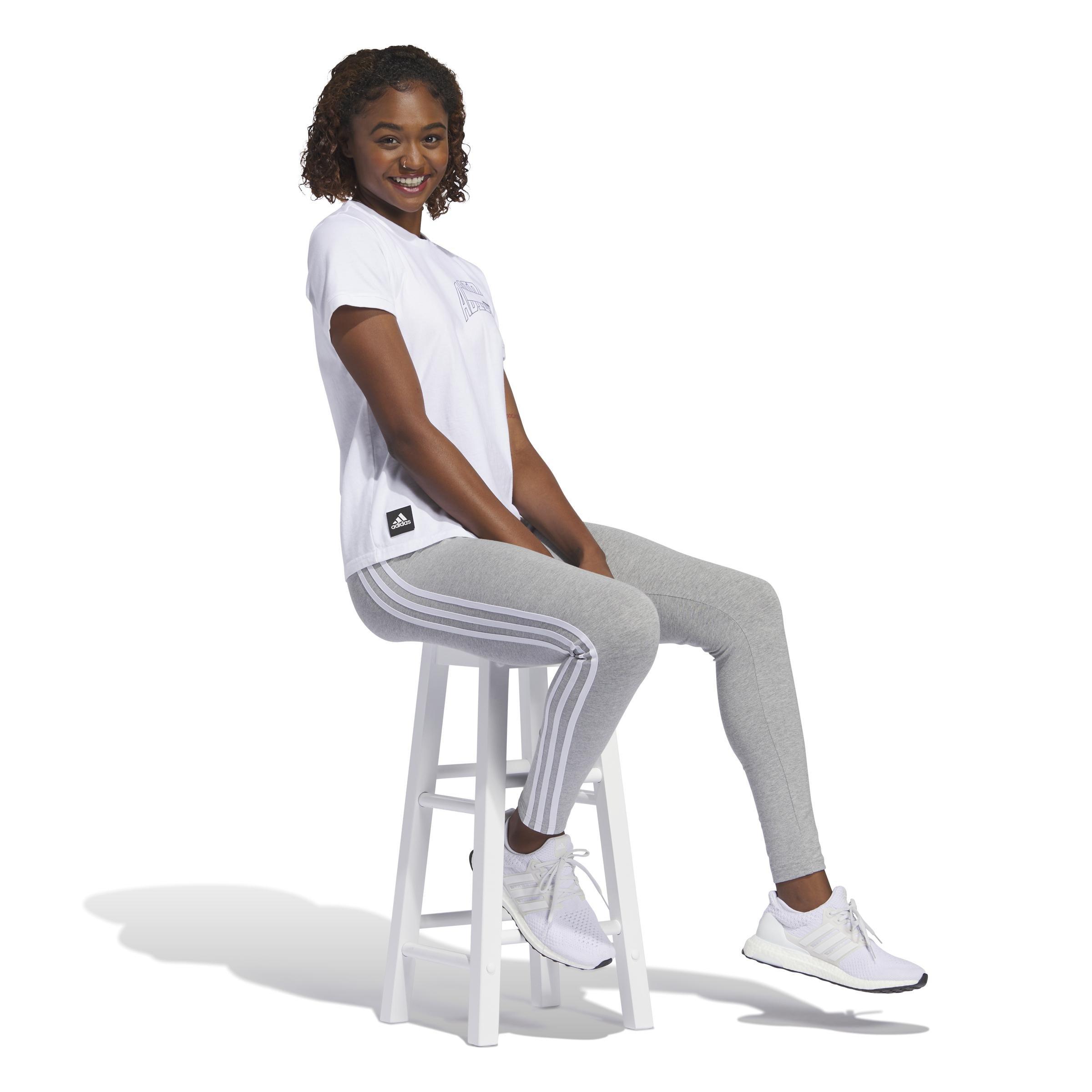 Future Icons 3-Stripes Leggings, Grey, , large image number 5