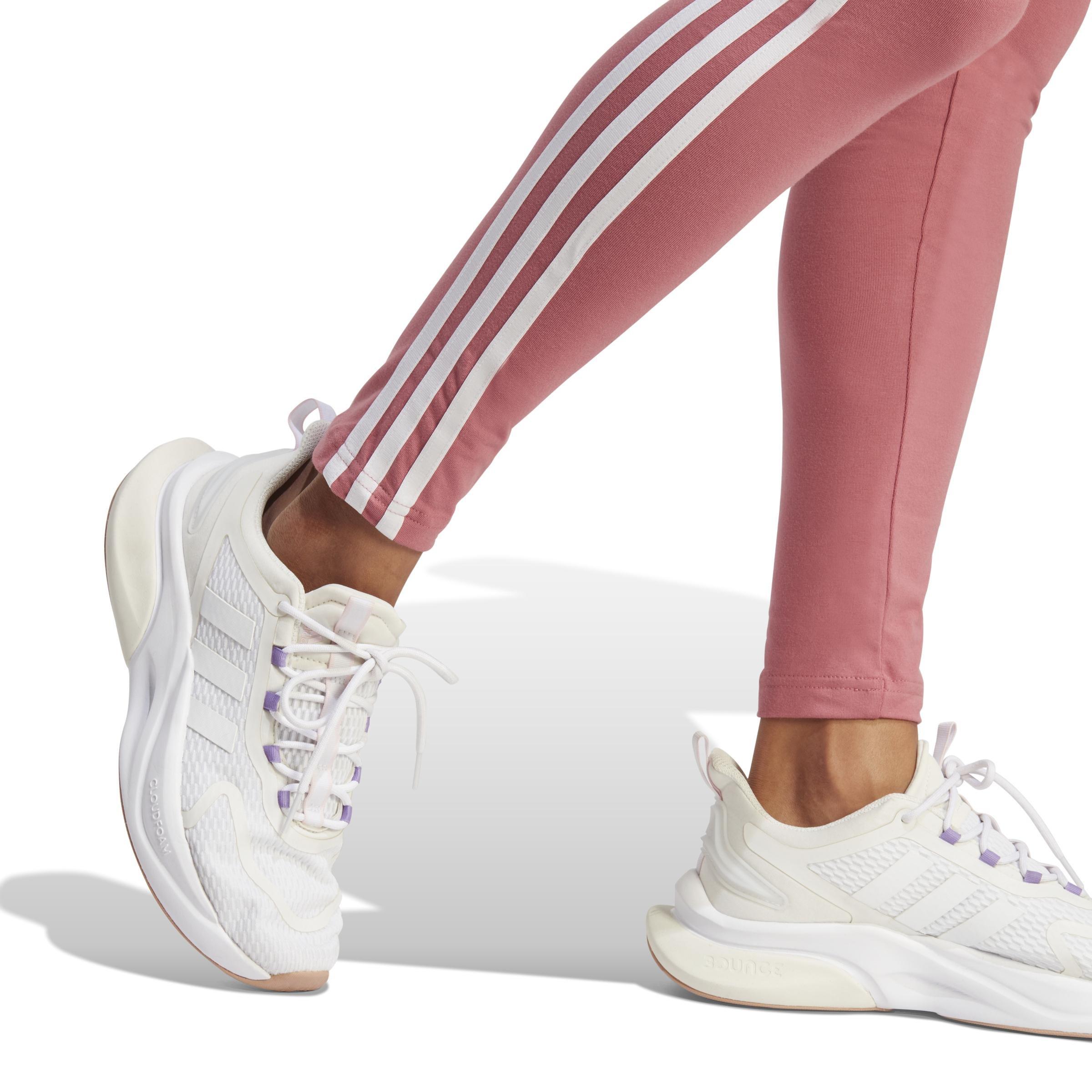 Future Icons 3-Stripes Leggings, Pink, A901_ONE, large image number 3