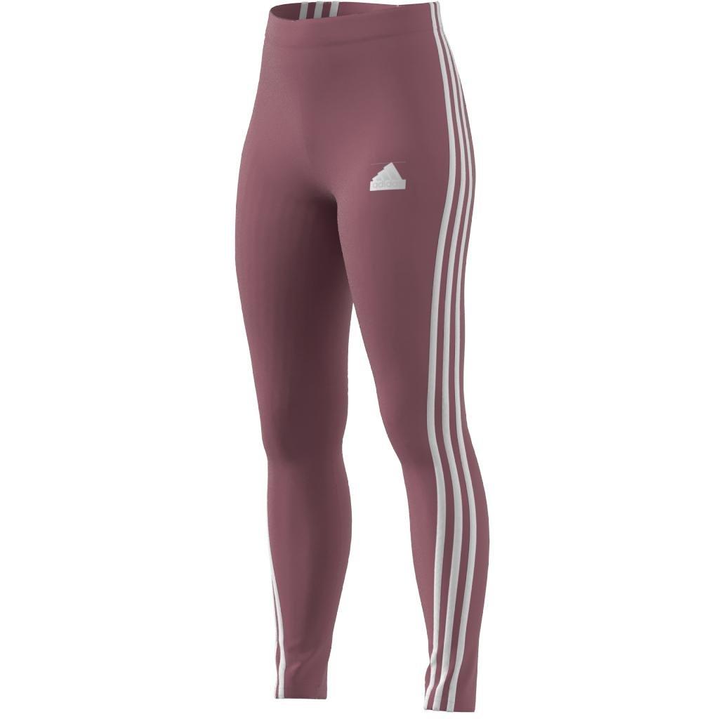 Future Icons 3-Stripes Leggings, Pink, A901_ONE, large image number 7