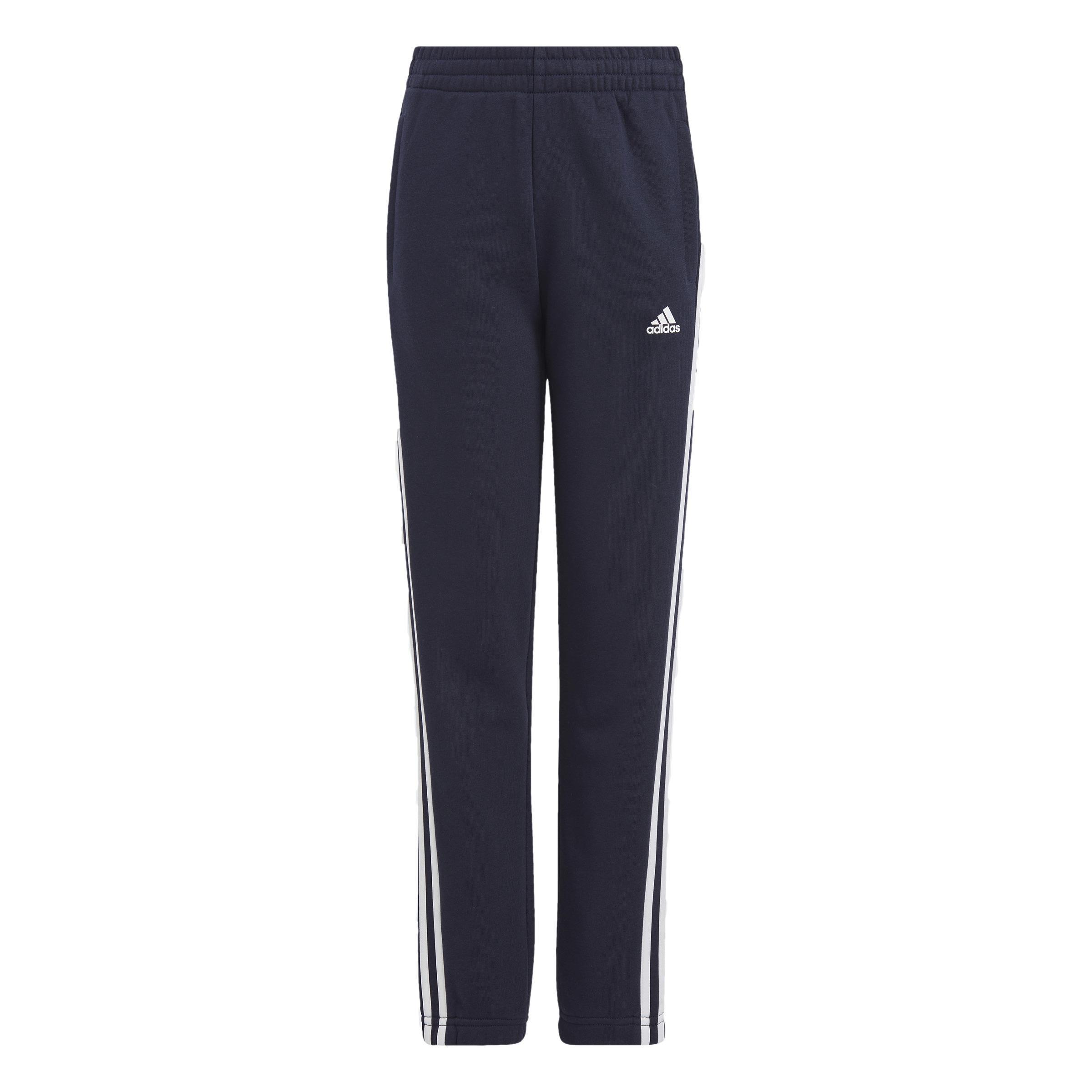 Kids Unisex Essentials 3-Stripes Fleece Joggers, Blue, A901_ONE, large image number 0