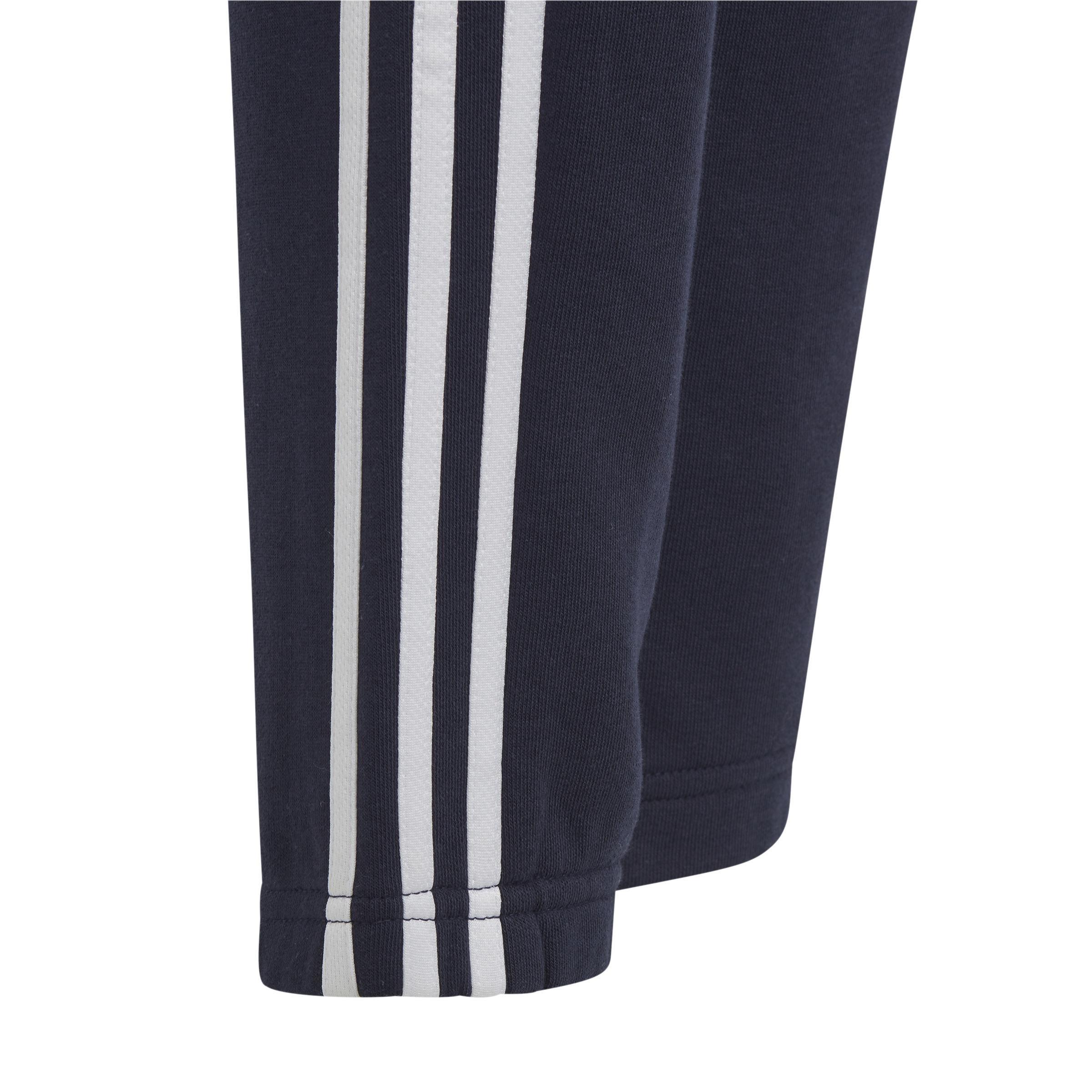 Kids Unisex Essentials 3-Stripes Fleece Joggers, Blue, A901_ONE, large image number 3