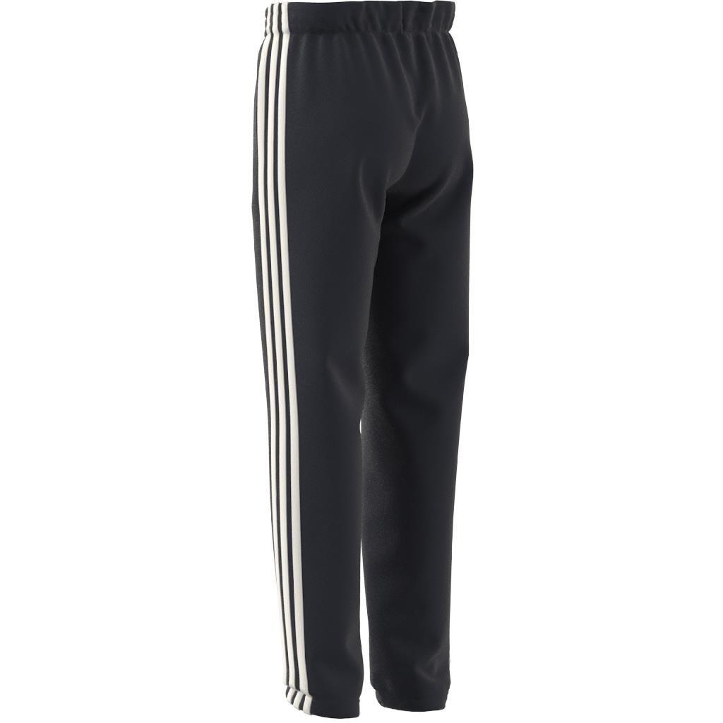 Kids Unisex Essentials 3-Stripes Fleece Joggers, Blue, A901_ONE, large image number 12