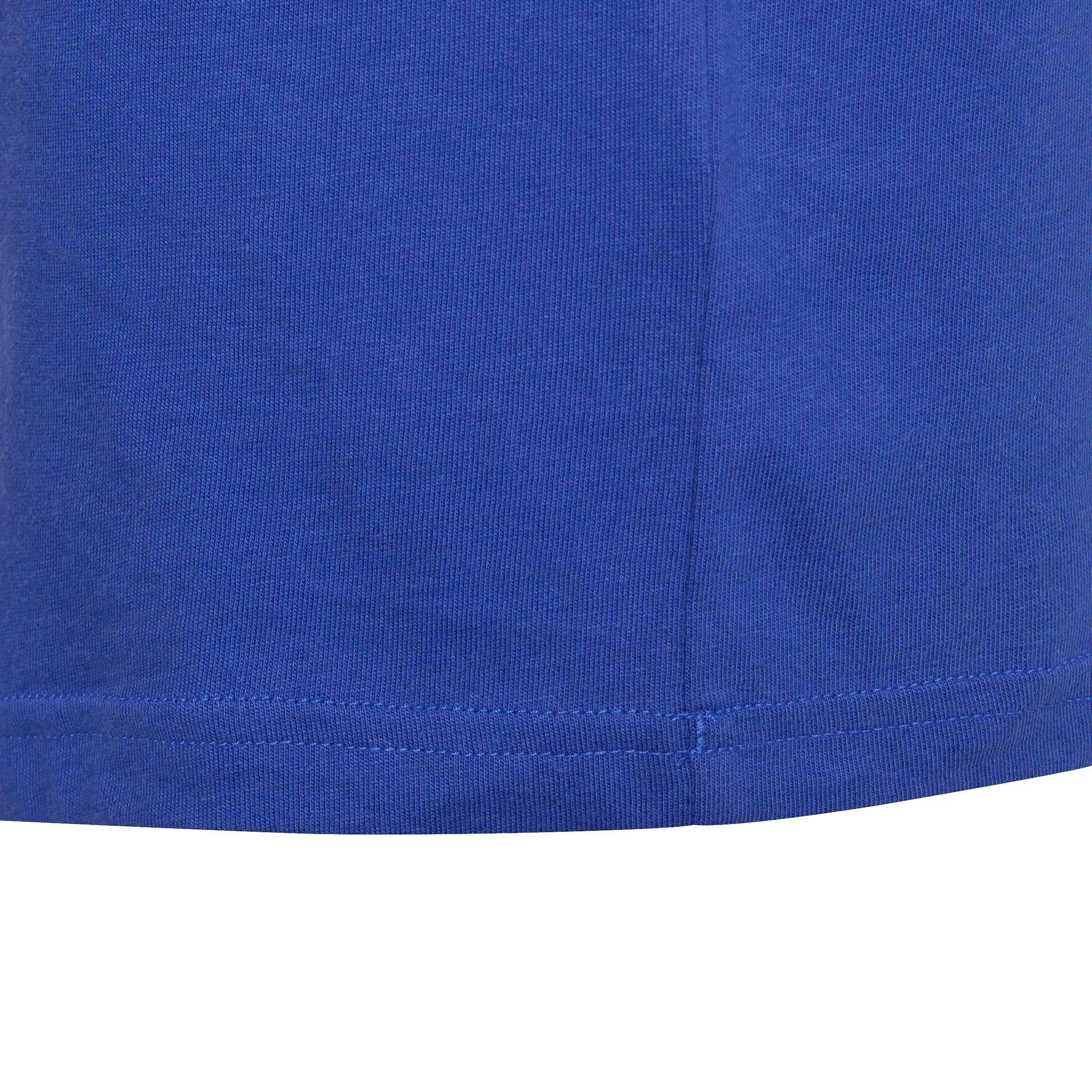 Kids Unisex Essentials 3-Stripes Cotton T-Shirt, Blue, A901_ONE, large image number 5