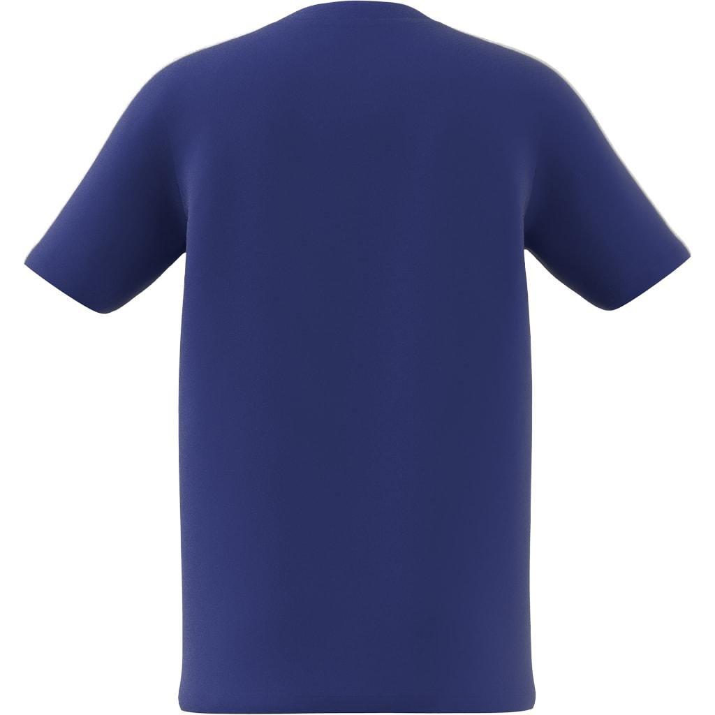 Kids Unisex Essentials 3-Stripes Cotton T-Shirt, Blue, A901_ONE, large image number 11