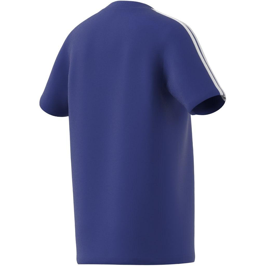 Kids Unisex Essentials 3-Stripes Cotton T-Shirt, Blue, A901_ONE, large image number 13