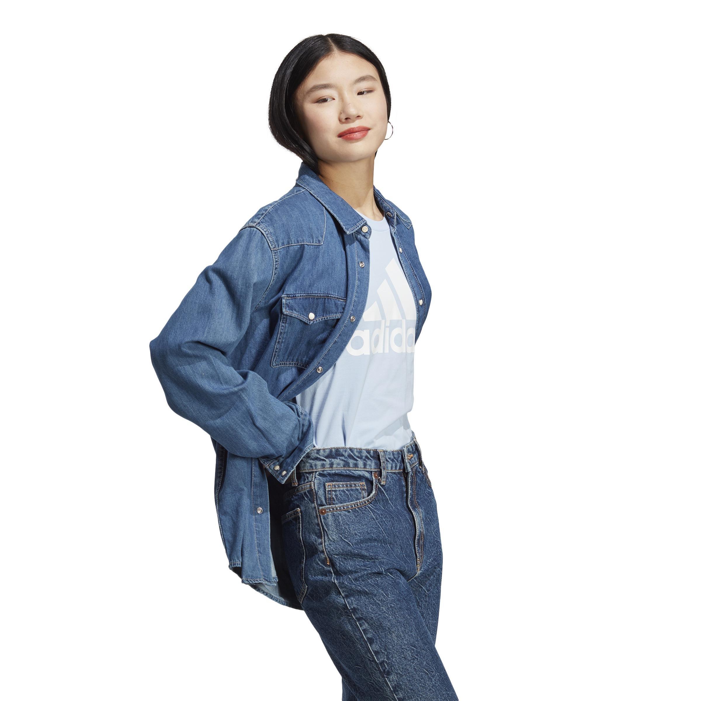 Essentials Logo T-Shirt, Blue, A901_ONE, large image number 10