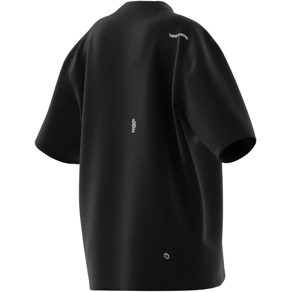 Boyfriend T-Shirt with Healing Crystals Inspired Graphics, Black, A901_ONE, large image number 9