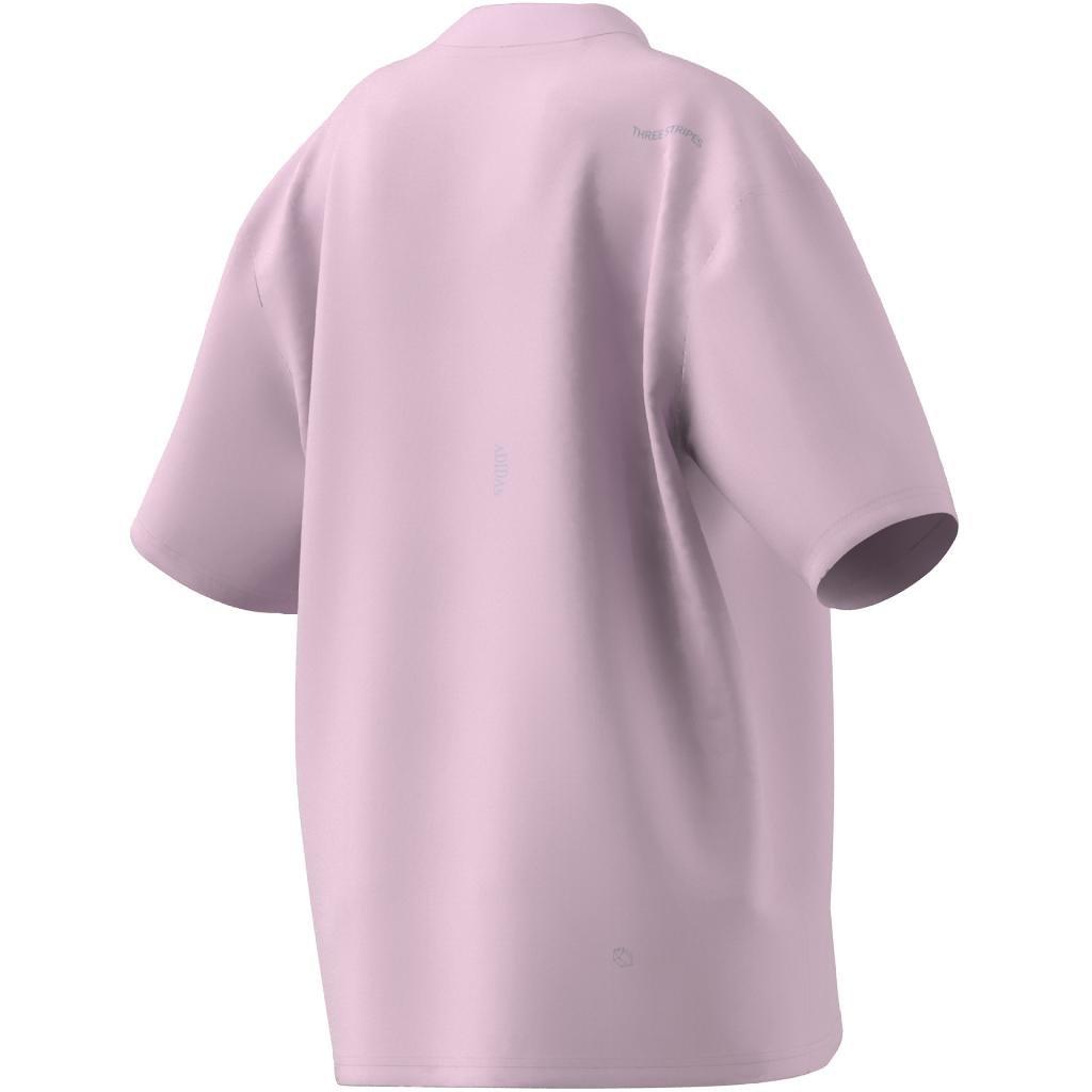 Boyfriend T-Shirt with Healing Crystals Inspired Graphics, Pink, A901_ONE, large image number 6