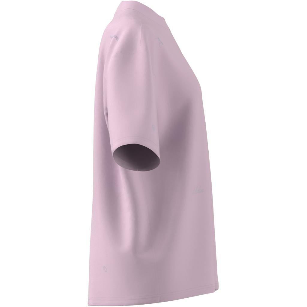 Boyfriend T-Shirt with Healing Crystals Inspired Graphics, Pink, A901_ONE, large image number 13