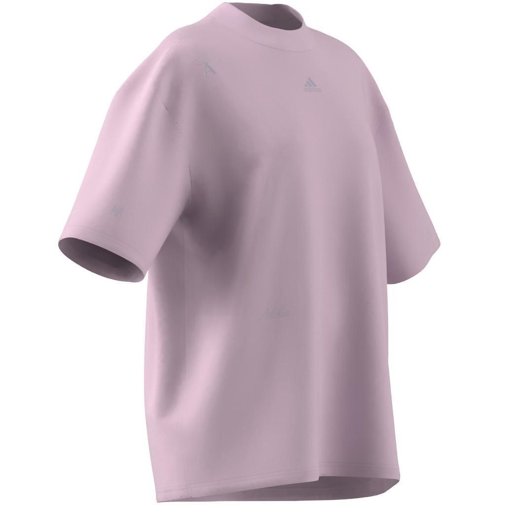 Boyfriend T-Shirt with Healing Crystals Inspired Graphics, Pink, A901_ONE, large image number 14