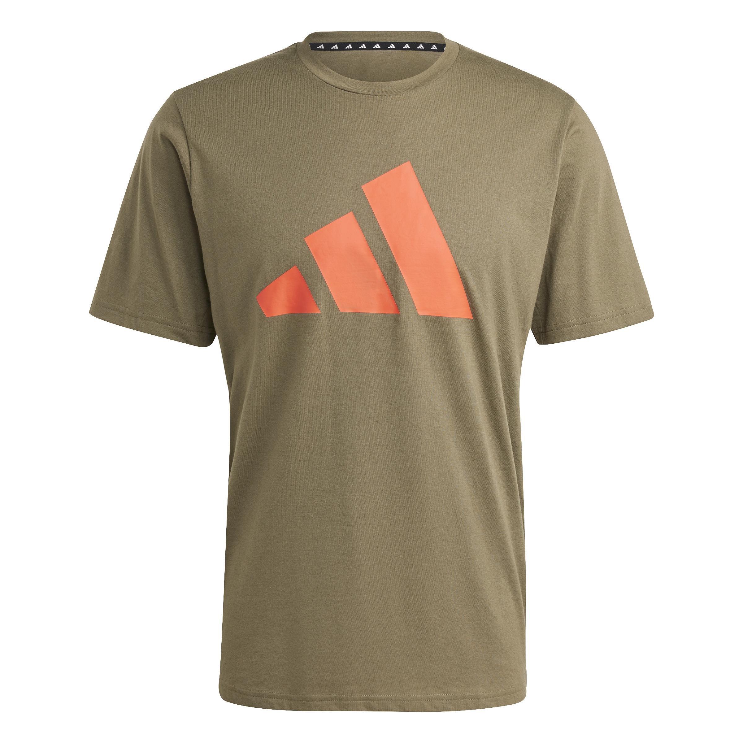 Train Essentials Feelready Logo Training T-Shirt, Green, A901_ONE, large image number 1