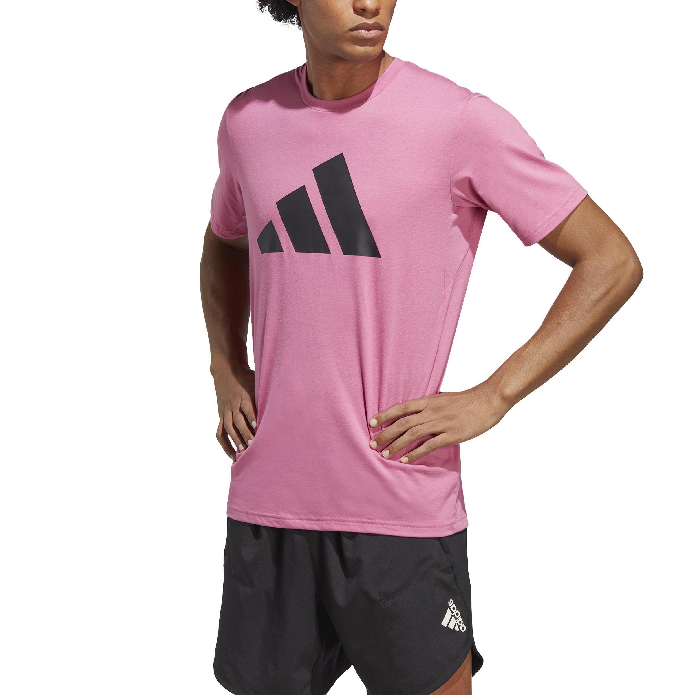 Train Essentials Feelready Logo Training T-Shirt, Pink, A901_ONE, large image number 1