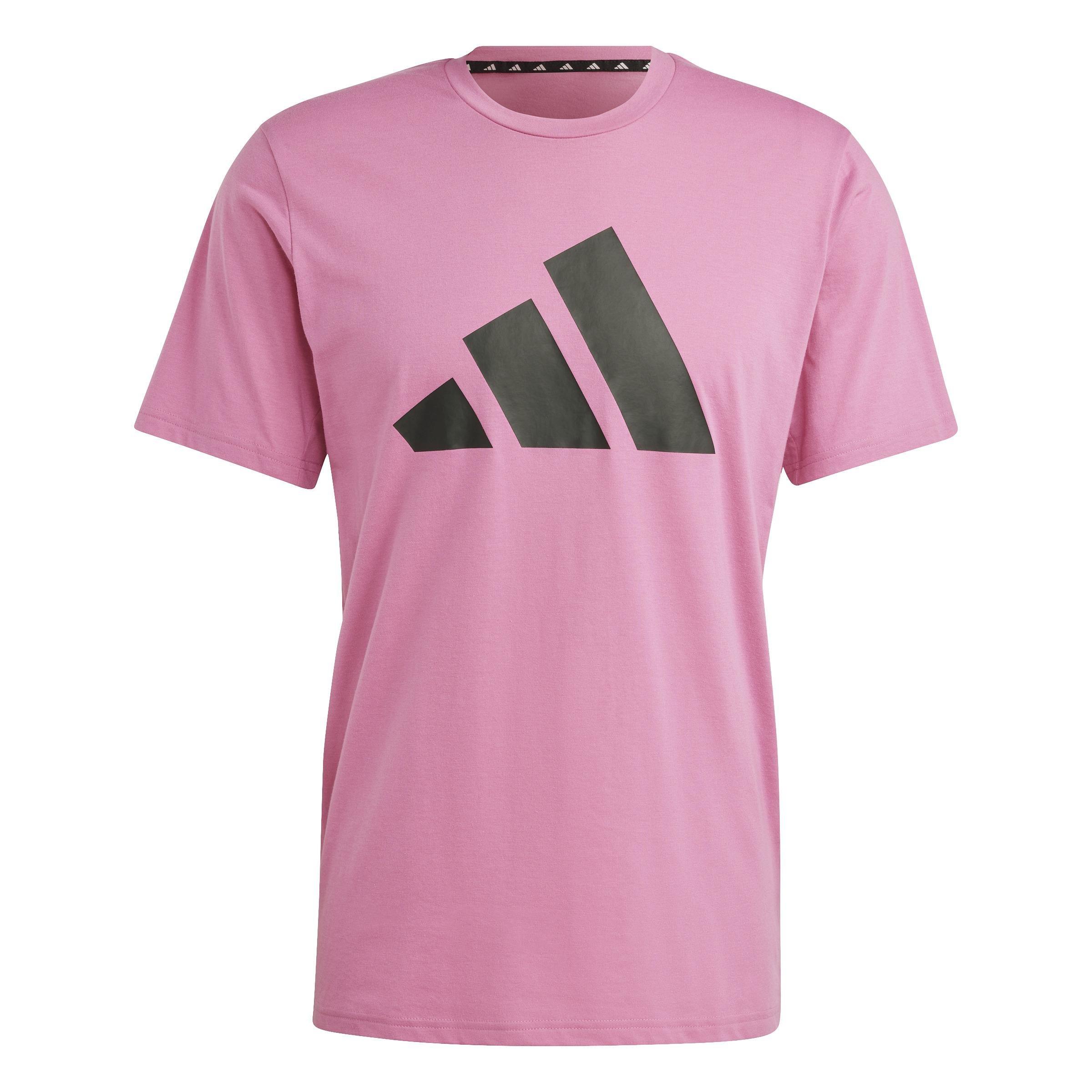 Train Essentials Feelready Logo Training T-Shirt, Pink, A901_ONE, large image number 2
