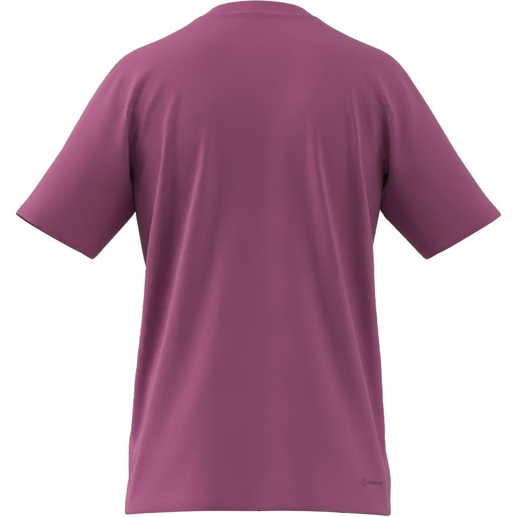 Train Essentials Feelready Logo Training T-Shirt, Pink, A901_ONE, large image number 6