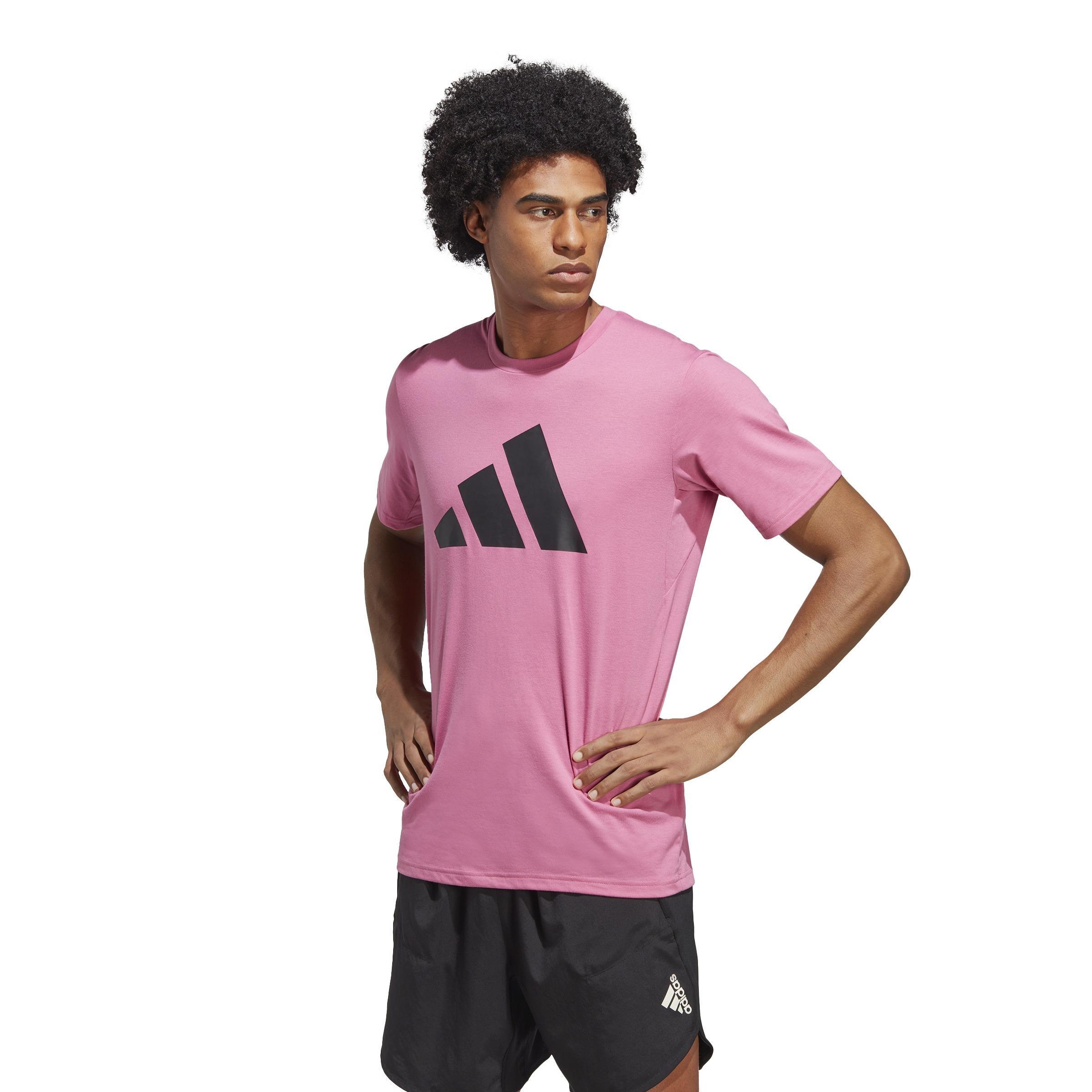 Train Essentials Feelready Logo Training T-Shirt, Pink, A901_ONE, large image number 8