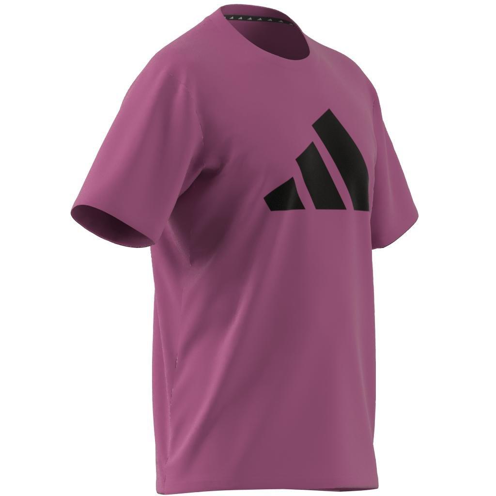 Train Essentials Feelready Logo Training T-Shirt, Pink, A901_ONE, large image number 9