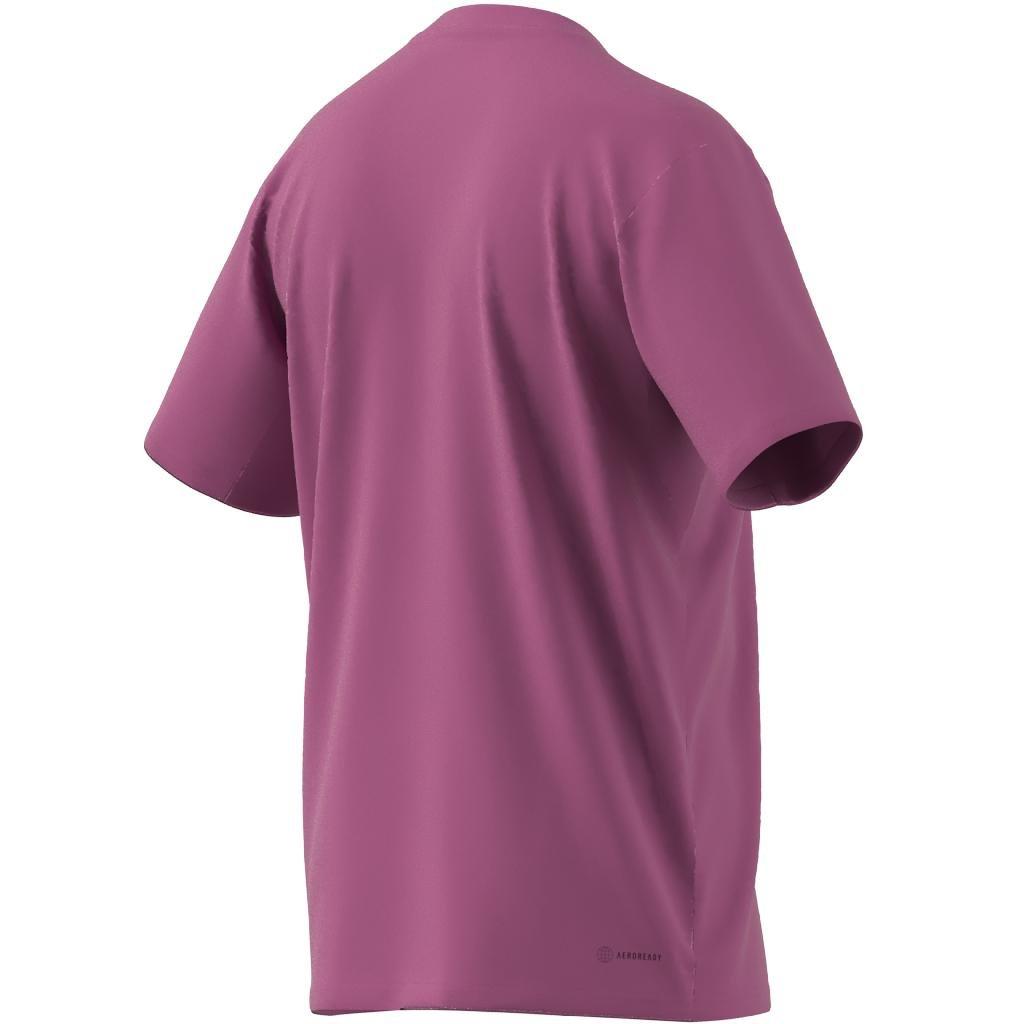 Train Essentials Feelready Logo Training T-Shirt, Pink, A901_ONE, large image number 13