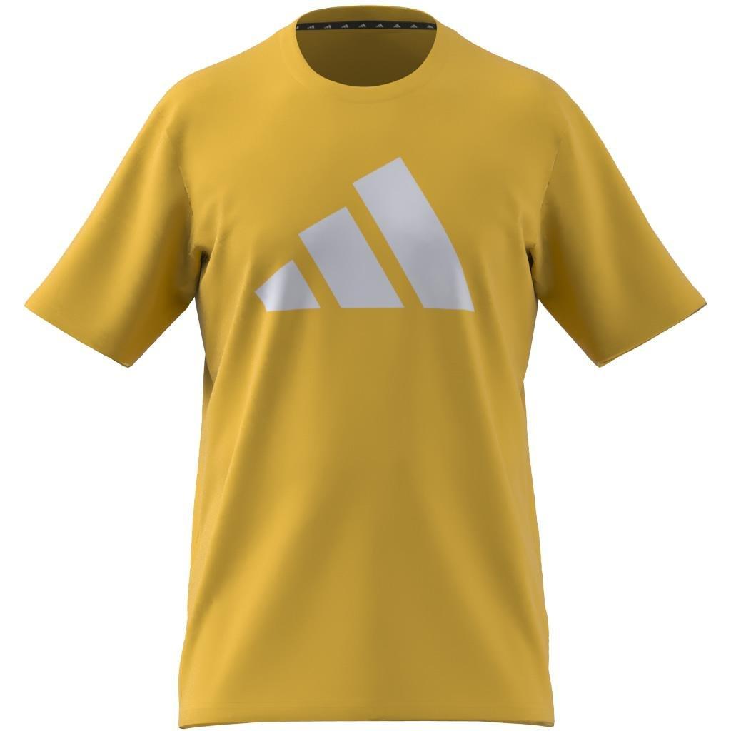 Train Essentials Feelready Logo Training T-Shirt, Yellow, A901_ONE, large image number 9