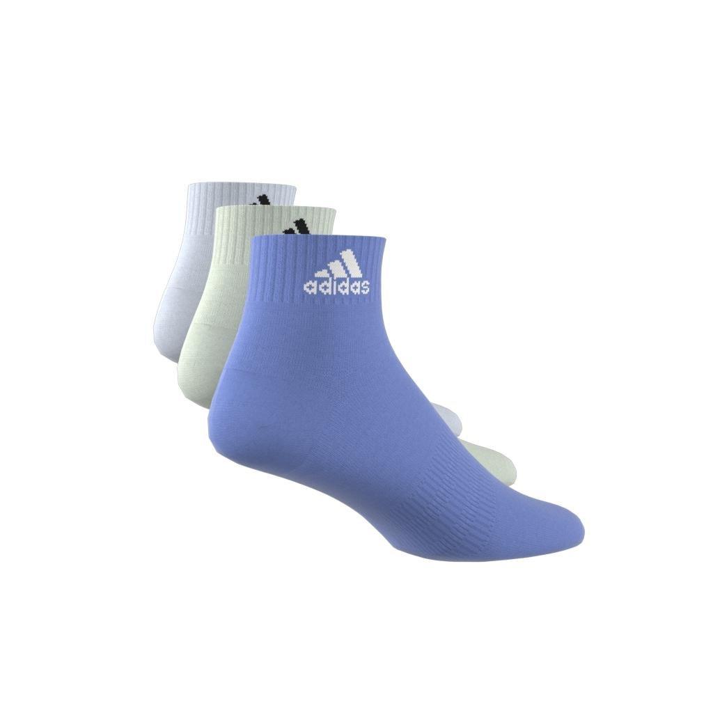 Unisex Thin And Light Ankle Socks 3 Pairs, Blue, A901_ONE, large image number 0