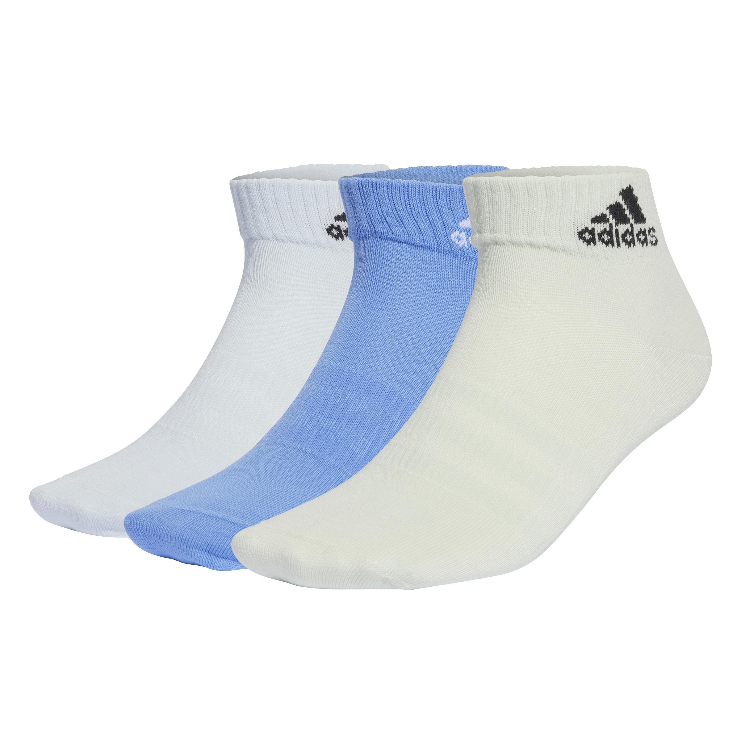 Unisex Thin And Light Ankle Socks 3 Pairs, Multicolour, A901_ONE, large image number 4