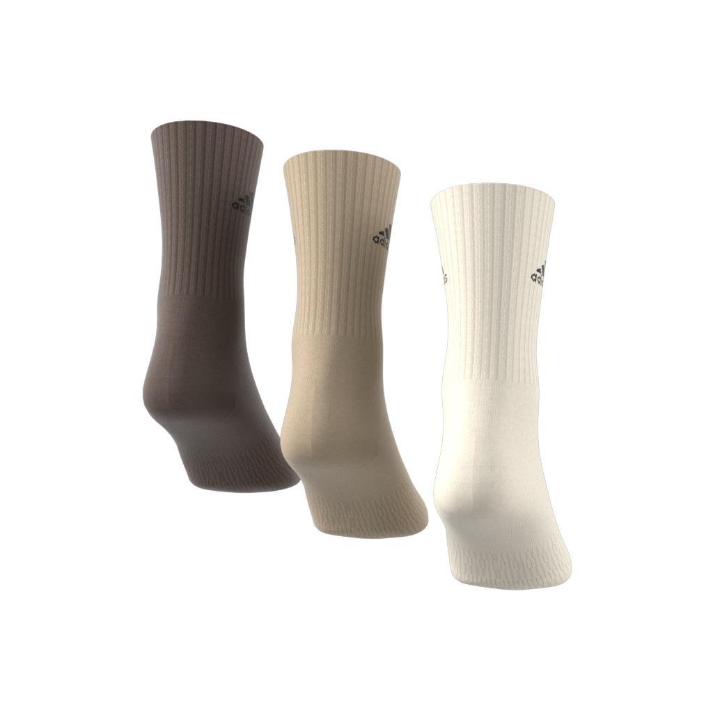 Unisex Cushioned Crew Socks 3 Pairs, Multicolour, A901_ONE, large image number 5