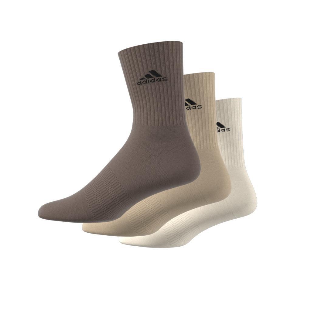 Unisex Cushioned Crew Socks 3 Pairs, Multicolour, A901_ONE, large image number 7