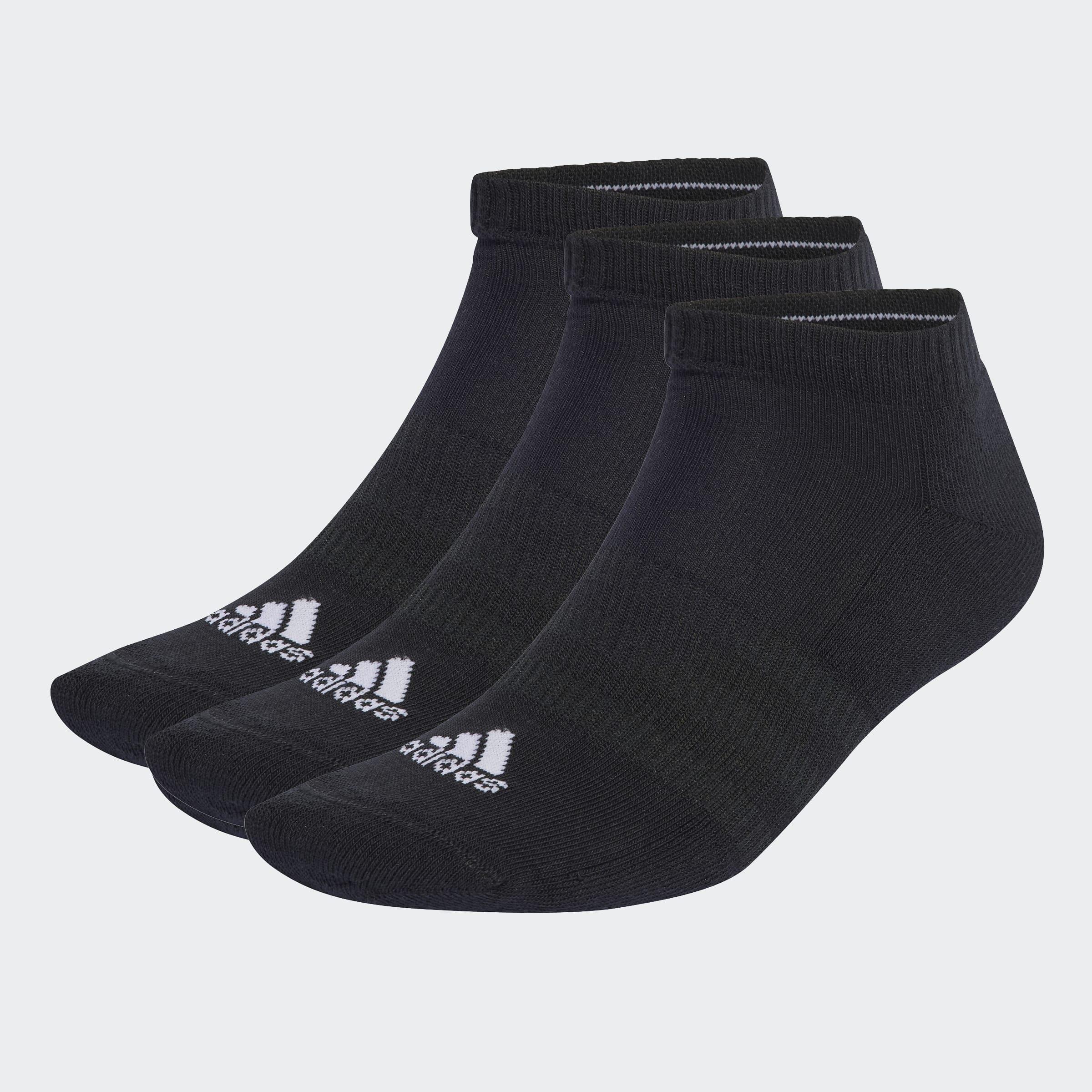 Unisex Cushioned Low-Cut Socks - 3 Pairs, Multicolour, A901_ONE, medium