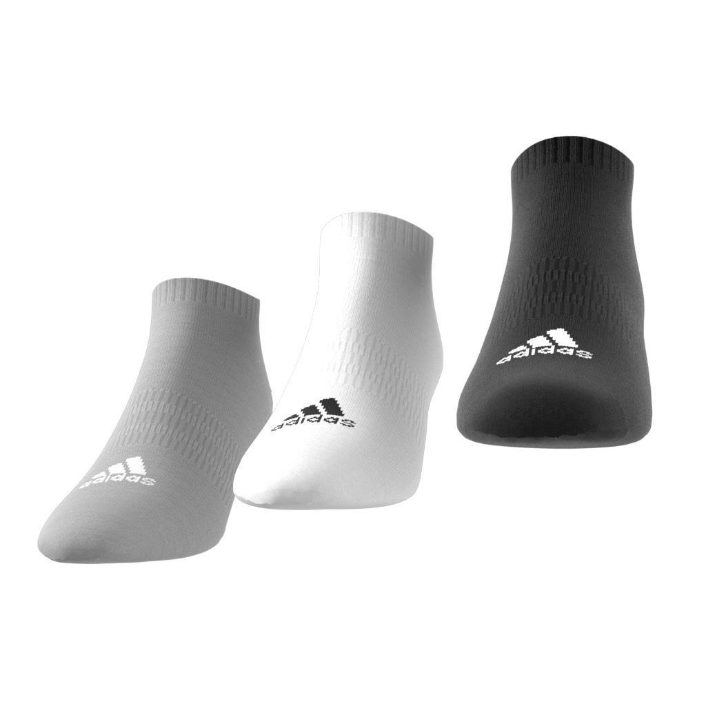 Unisex Thin and Light Sportswear Low-Cut Socks 3 Pairs, Grey, A901_ONE, large image number 4