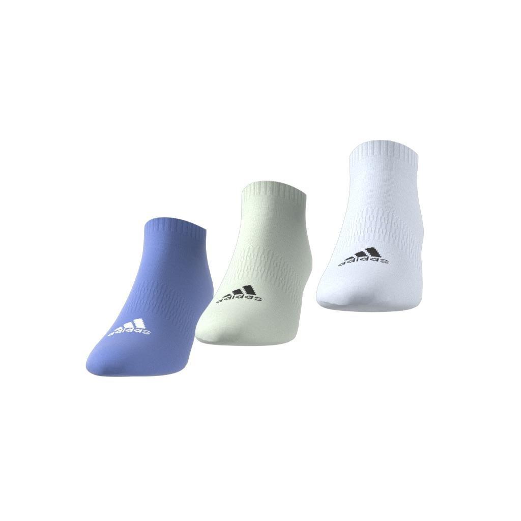 Unisex Thin and Light Sportswear Low-Cut Socks 3 Pairs, Multicolour, A901_ONE, large image number 1