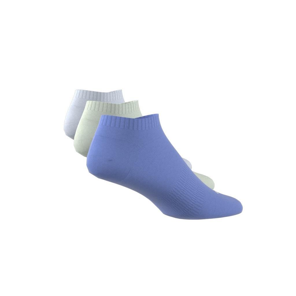 Unisex Thin and Light Sportswear Low-Cut Socks 3 Pairs, Multicolour, A901_ONE, large image number 2