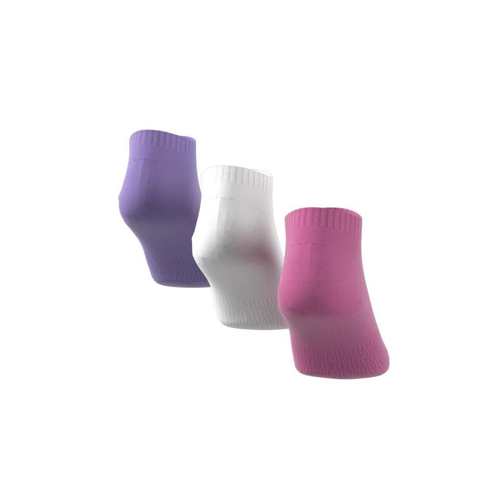 Unisex Thin and Light Sportswear Low-Cut Socks 3 Pairs, Multicolour, A901_ONE, large image number 0