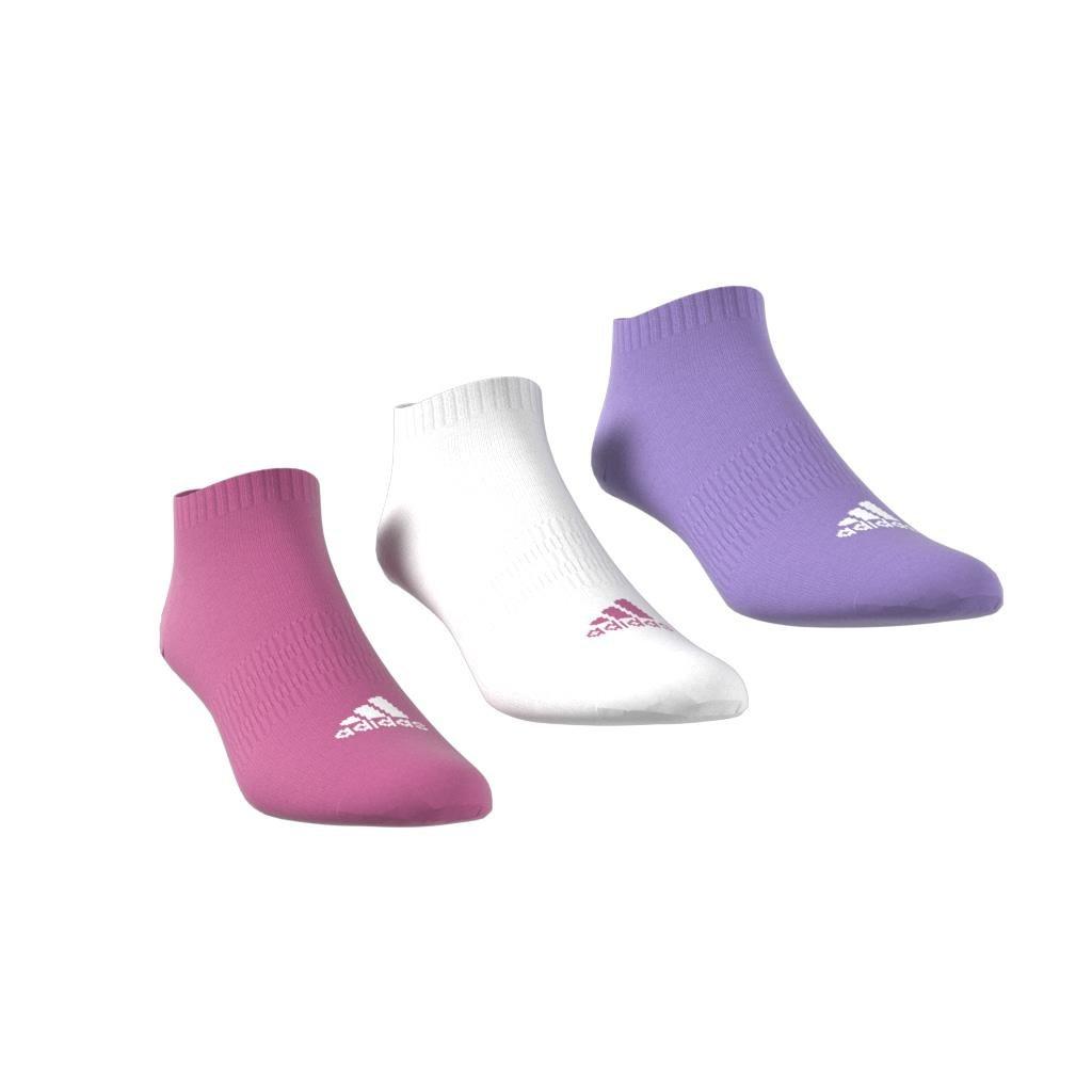Unisex Thin and Light Sportswear Low-Cut Socks 3 Pairs, Multicolour, A901_ONE, large image number 1