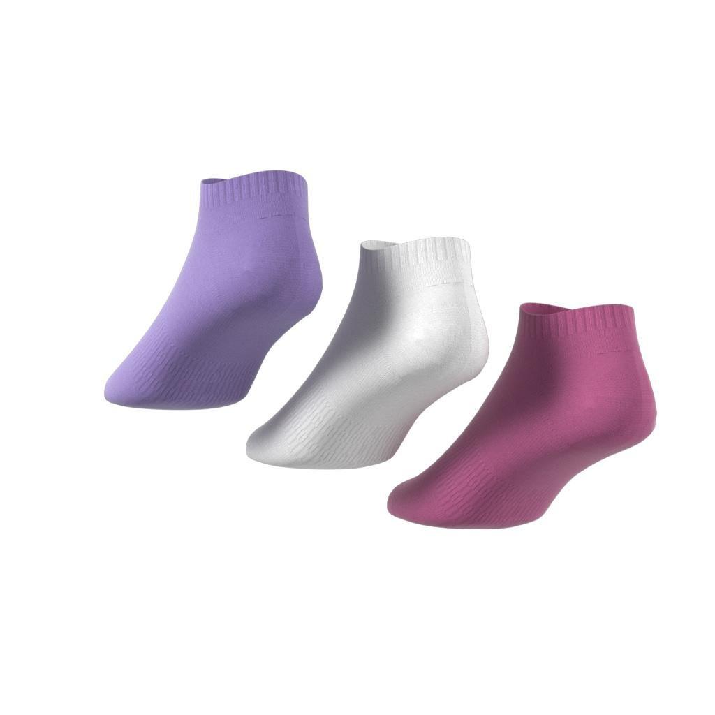 Unisex Thin and Light Sportswear Low-Cut Socks 3 Pairs, Multicolour, A901_ONE, large image number 2