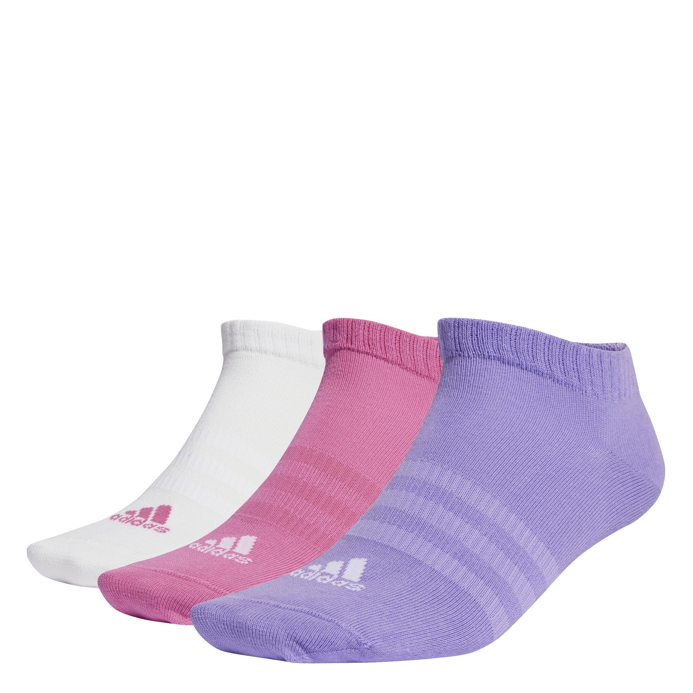 Unisex Thin and Light Sportswear Low-Cut Socks 3 Pairs, Multicolour, A901_ONE, large image number 3