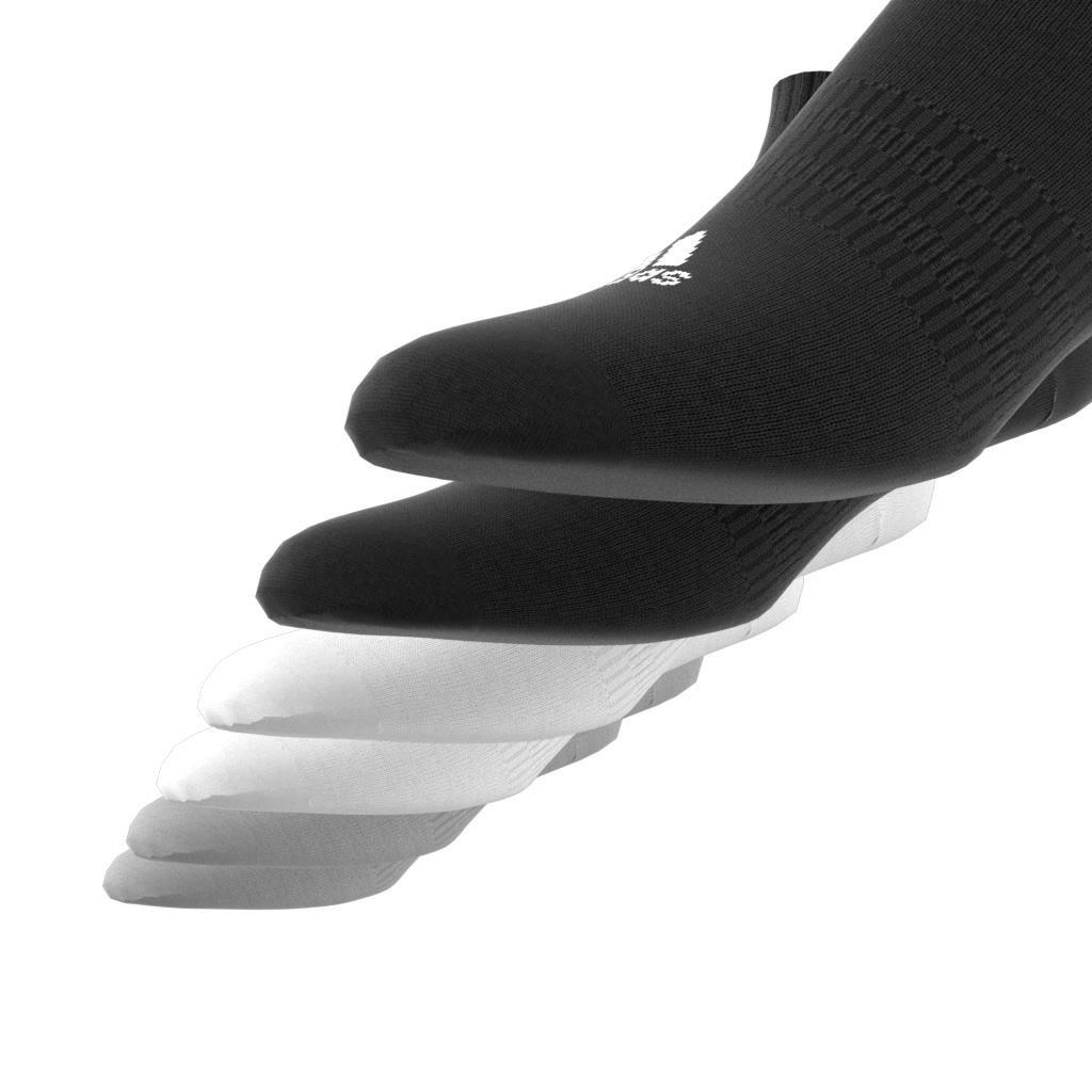 Unisex Cushioned Sportswear Low-Cut Socks 6 Pairs, Multicolour, A901_ONE, medium