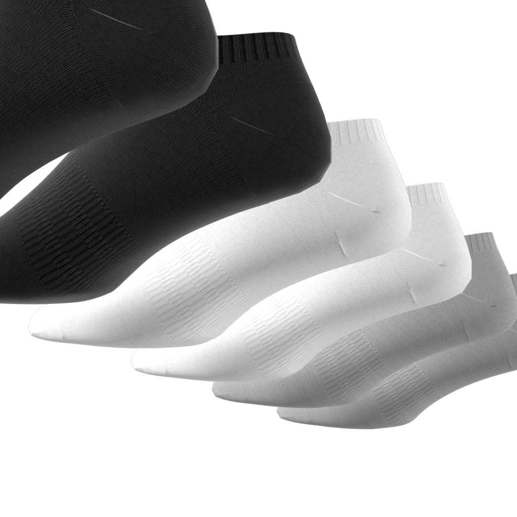 Unisex Cushioned Sportswear Low-Cut Socks 6 Pairs, Multicolour, A901_ONE, large image number 3