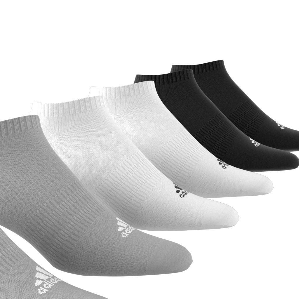 Unisex Cushioned Sportswear Low-Cut Socks 6 Pairs, Multicolour, A901_ONE, large image number 5