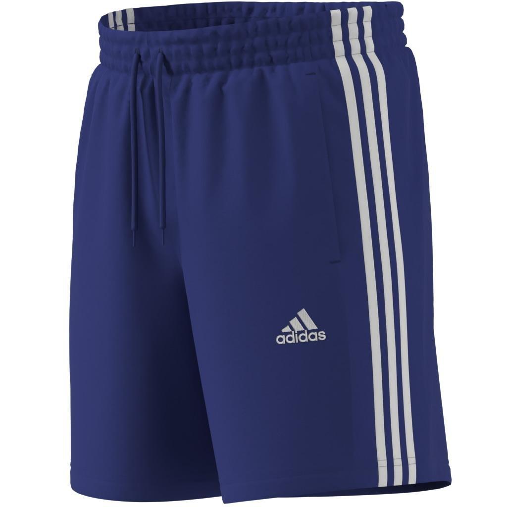 AEROREADY Essentials Chelsea 3-Stripes Shorts, Blue, A901_ONE, large image number 3