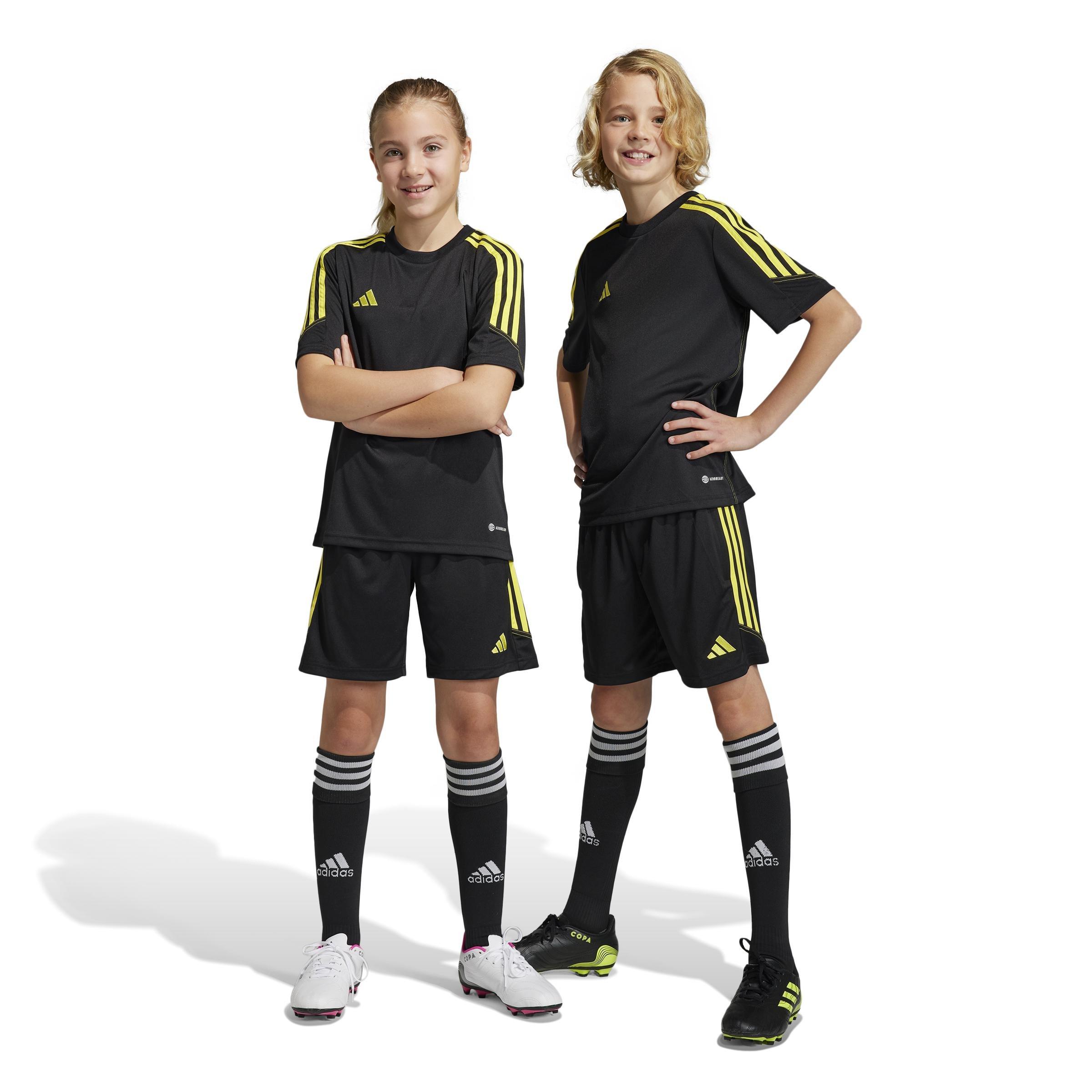 Unisex Kids Tiro 23 Club Training Shorts, Black, A901_ONE, large image number 8