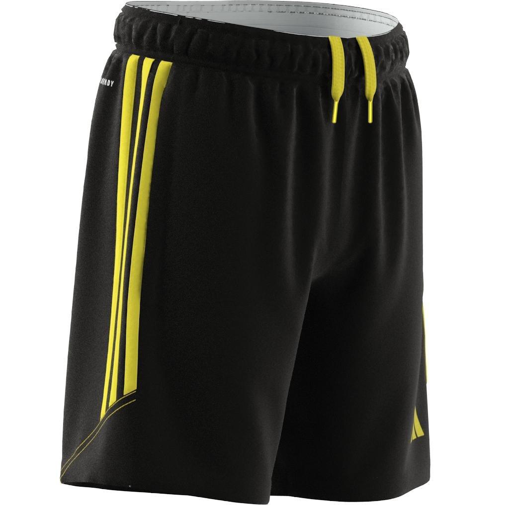 Unisex Kids Tiro 23 Club Training Shorts, Black, A901_ONE, large image number 9