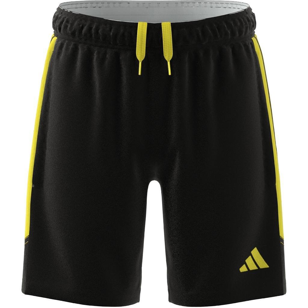 Unisex Kids Tiro 23 Club Training Shorts, Black, A901_ONE, large image number 10