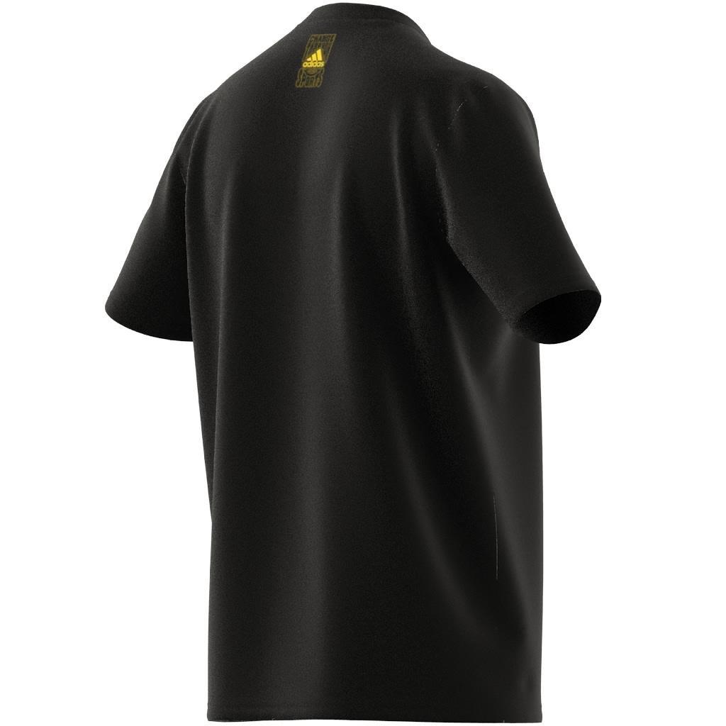 Change Through Sports Graphic T-Shirt, Black, A901_ONE, large image number 5